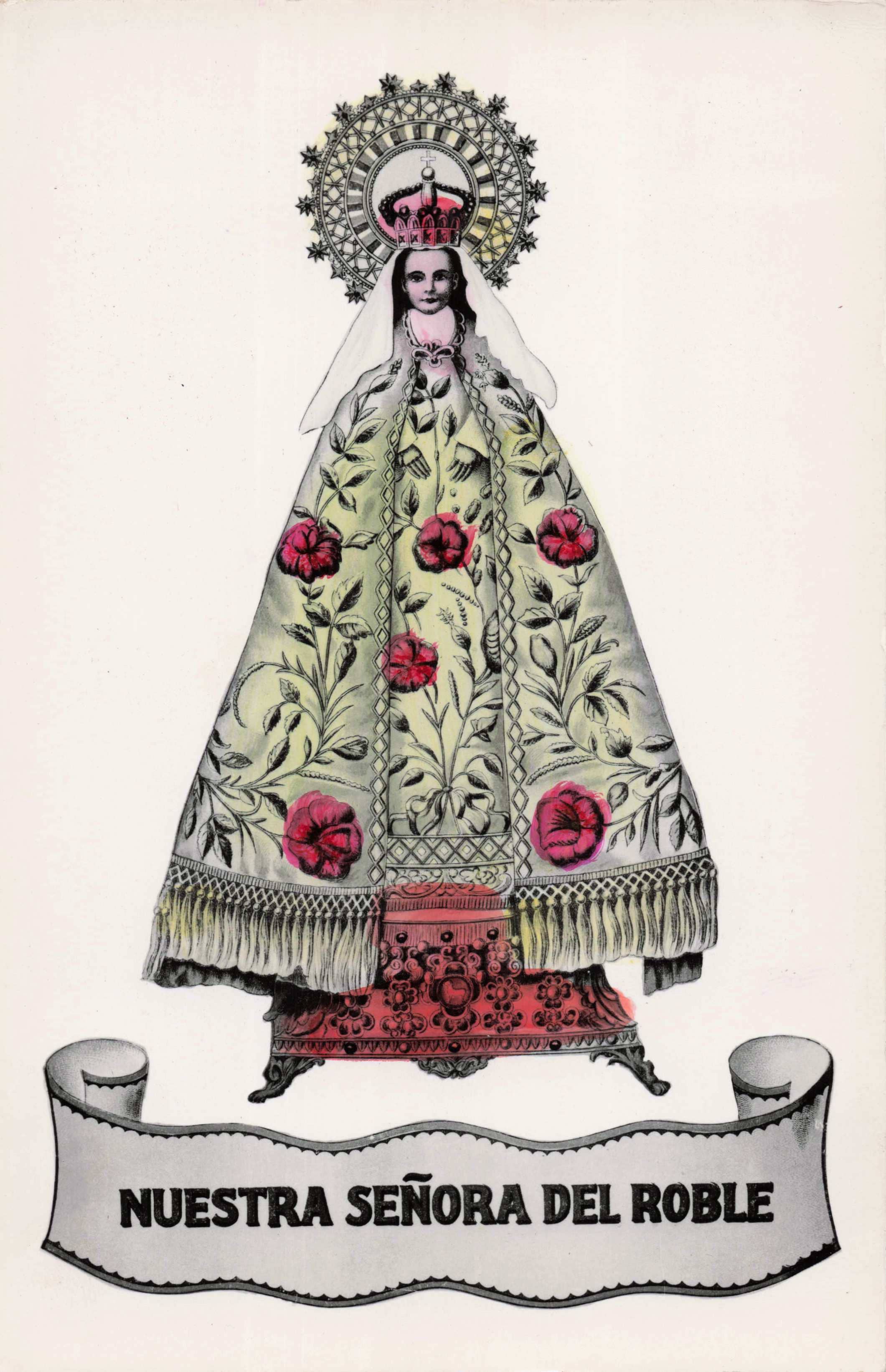 Tesoros Trading Company - Wholesale Religious Card -  Religious Hand-Tinted Card, Mx.- Asst. Virgin Maria Images4