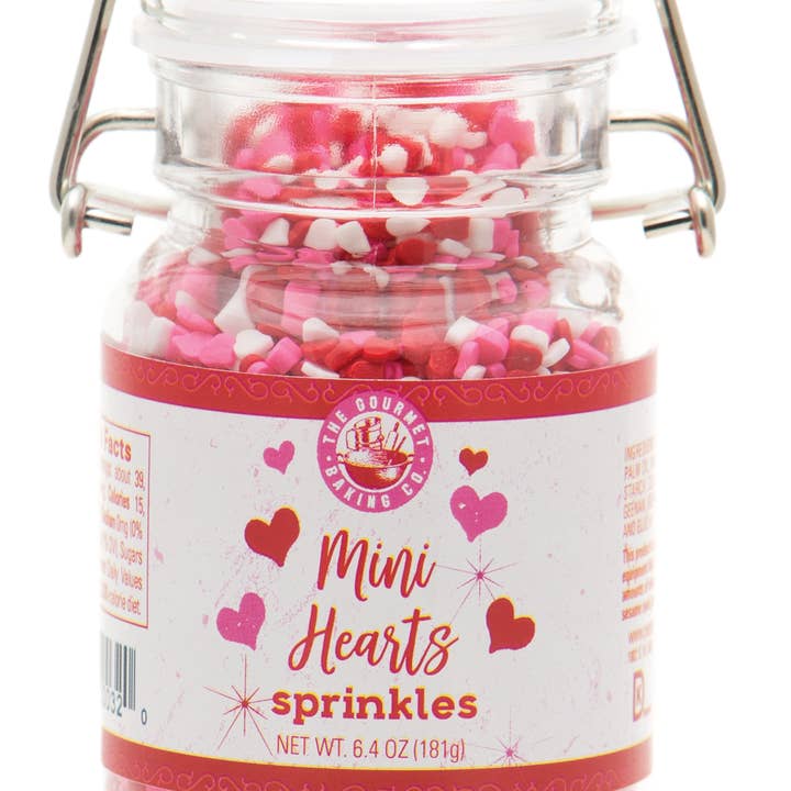 Pepper Creek Farms - Wholesale Sprinkles - Mini Hearts Sprinkles 6.4 Oz.