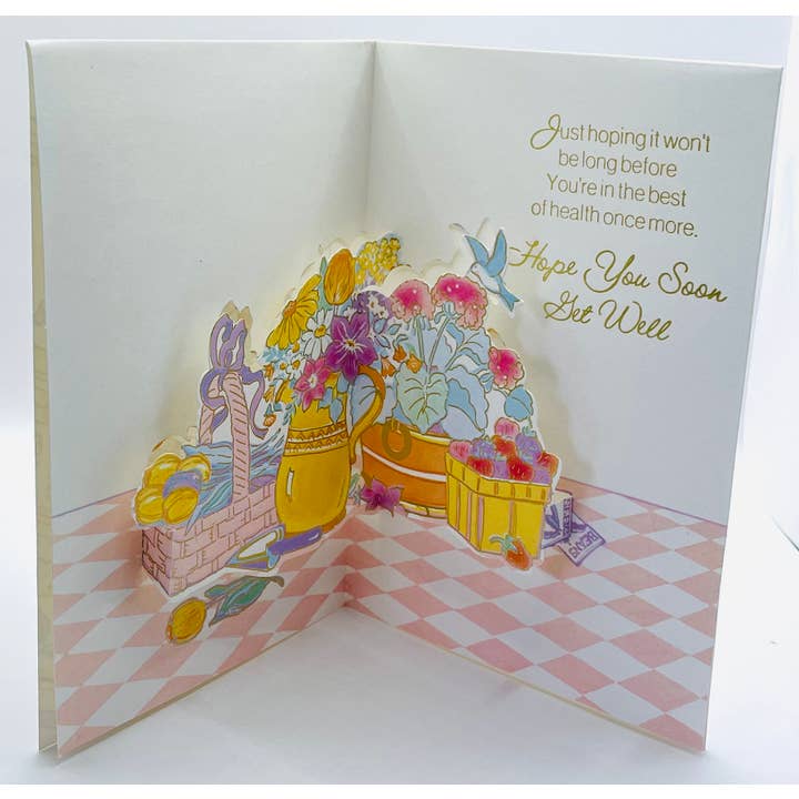 DICKENS INC. - Wholesale Get Well Card - Get Well Pop Up Card |DKN | SM | PC43