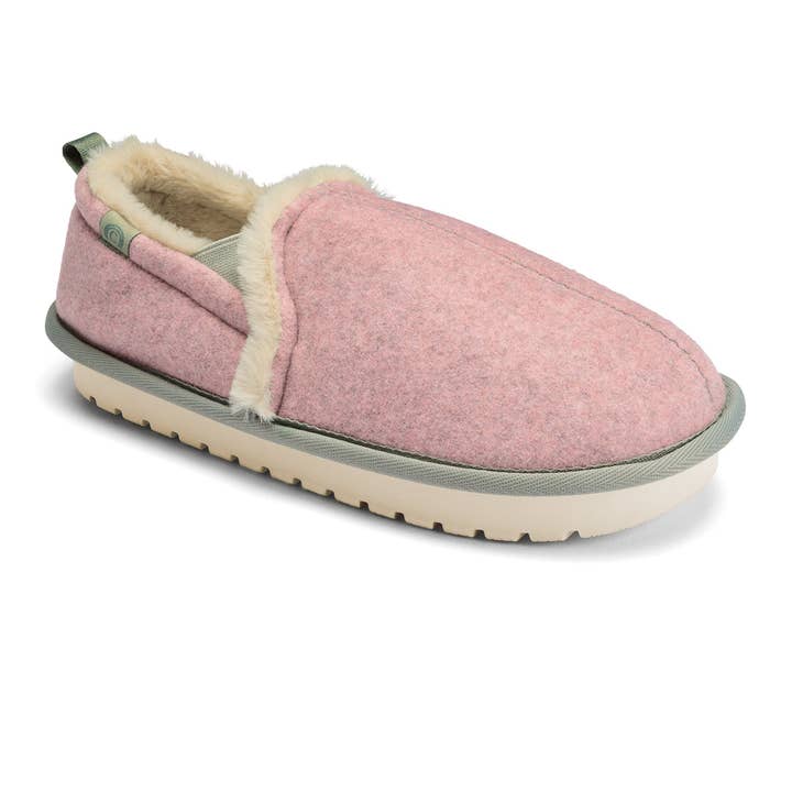 Carmel Moccasin™ - Pink Warm and Fuzzy Slipper for wholesale by Cobian USA