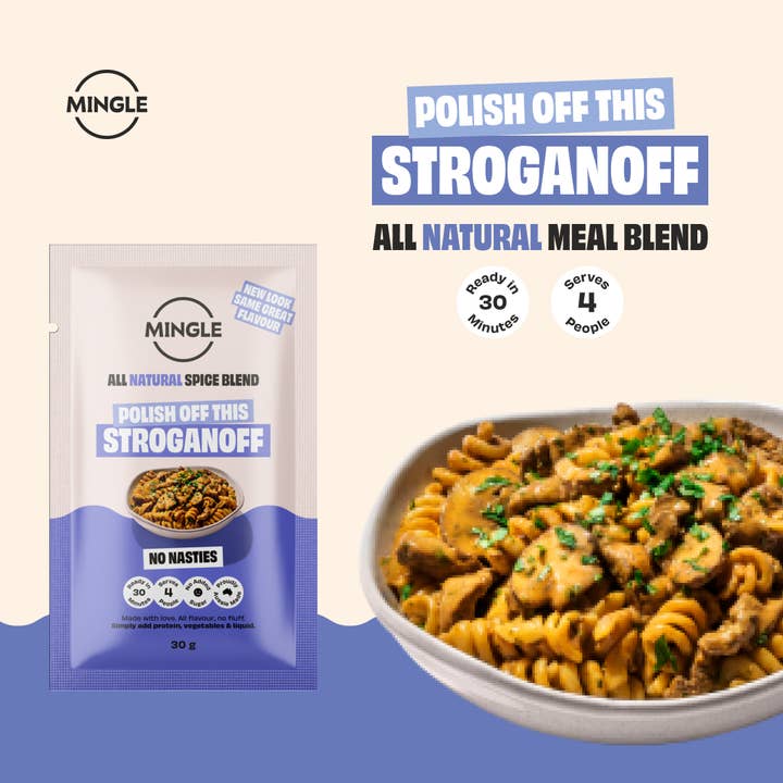 Mingle Seasoning - Wholesale Dried Spice Mix - HEARTY STOGANOFF - 3 PACK