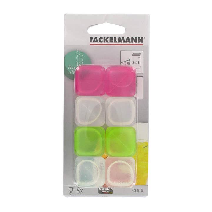Fackelmann - Wholesale Ice Tray/Mold - Set of 8 reusable plastic ice cubes Multicolored1