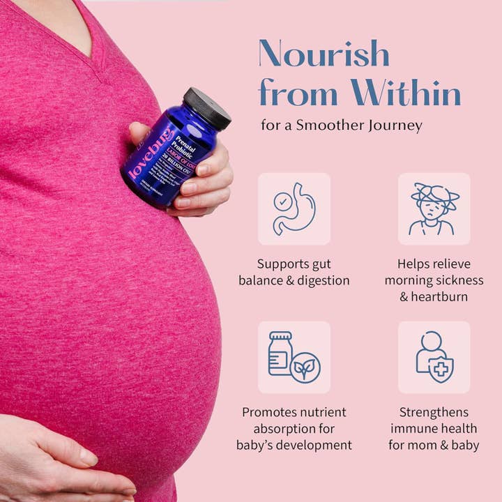 LoveBug Probiotics - Wholesale Pre-Natal Supplement - Maternity - Prenatal Probiotic - Tummy Sooth Formula