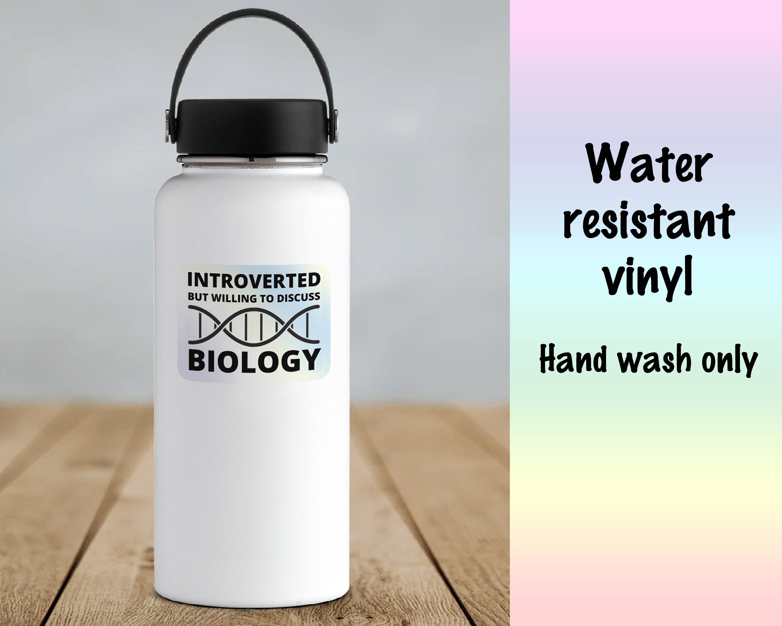 Science & Snark - Wholesale Sticker - Biology Stickers, Holographic Science Sticker1