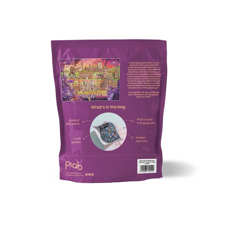 Puzzle in a Bag - Wholesale Puzzle - Adult - Gent puzzel - 1000 Pieces