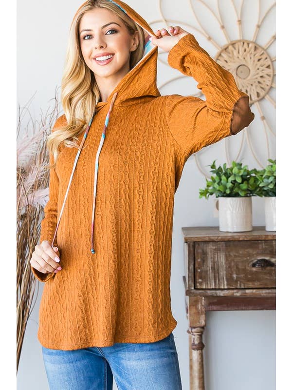 HEIMISH - Wholesale Tunic - Women's - ET6780-10 SOLID AND AZTEC TOP