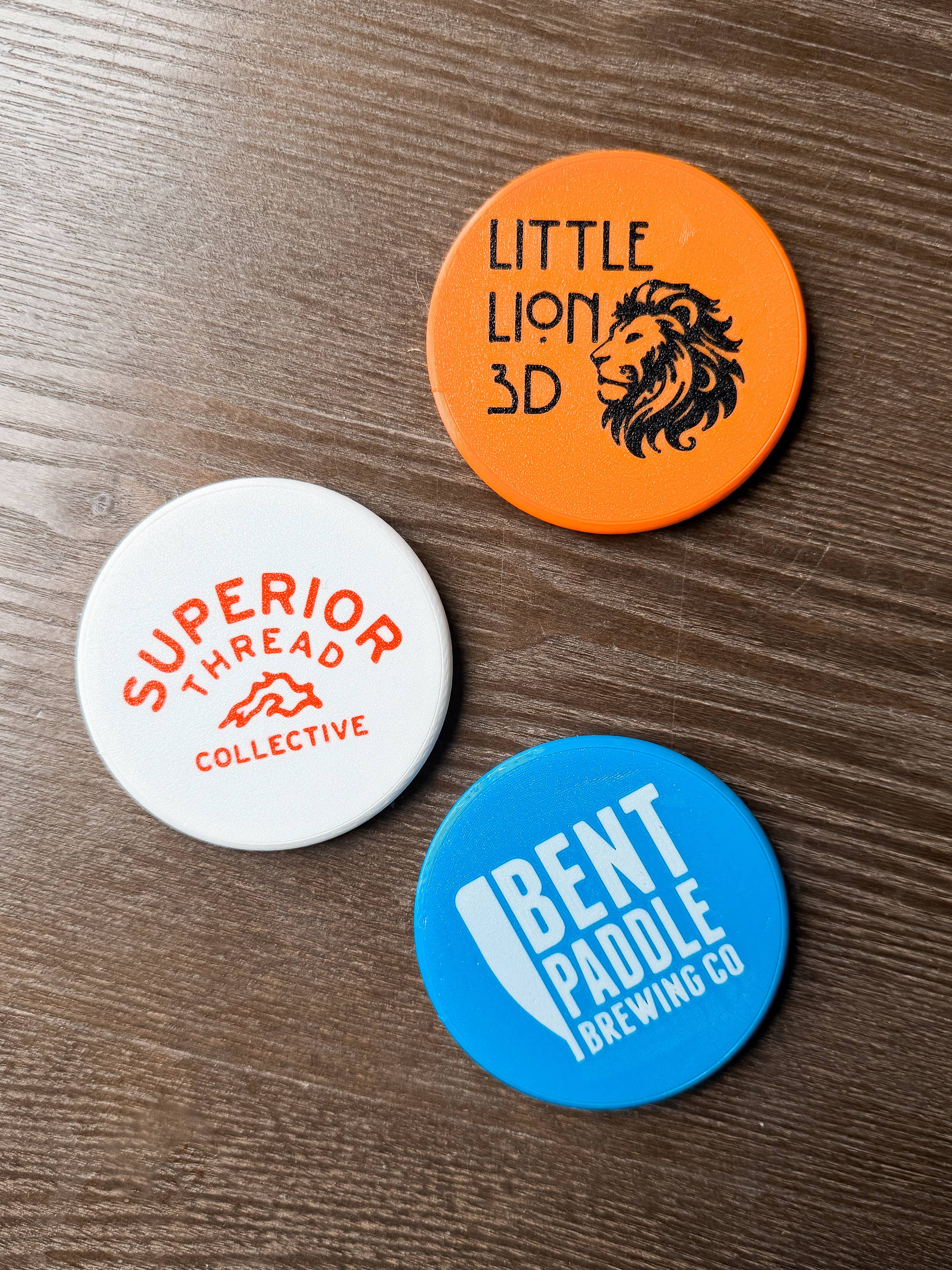 Little Lion 3D - Wholesale Sports & Outdoor - Customizable 3D Printed Flexible Disc Golf Mini Markers3