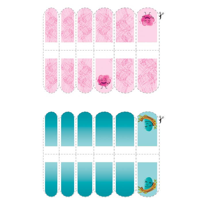 Savvi - Wholesale Temporary Tattoo - Kids - Crayolaâ„¢ Classic 12 craymoji nail tattoo set - LP33526.AA-01