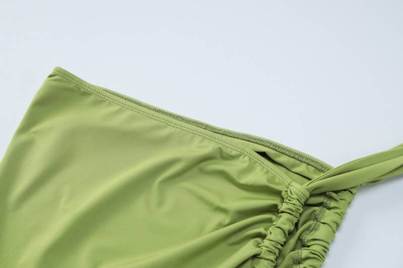 HIDDENBRAND - Wholesale Top & Skirt Set - Women's - New Sexy Backless Top Split Half-body Skirt Set12