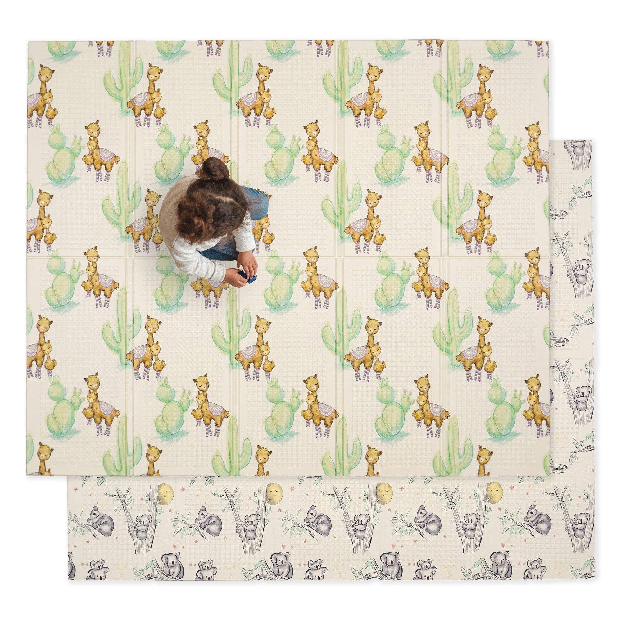 Wildkin – wholesale Play mat – Kids & baby – Llama & Koala Large Waterproof Foam Padded Play Mat1