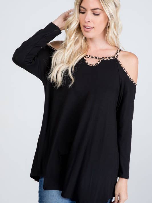 Meliertes, gebürstetes Sweatshirt mit Schulterausschnitt für den Großhandel von Rose Mellow Fashion