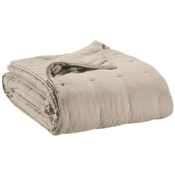 Zeff Natuursteengekalkte sprei 240 X 260 voor wholesale door Maison Vivaraise & La Cerise sur le Gâteau
