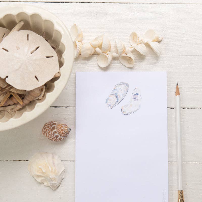 Finding Silver Pennies - Wholesale Notepad - Oyster Shells Watercolor Notepad1