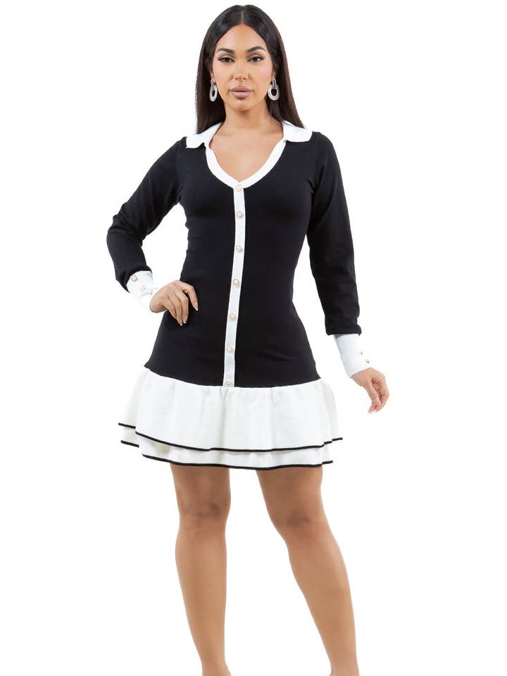 WOMEN FASHION SWEATER DRESS for wholesale by By Claude