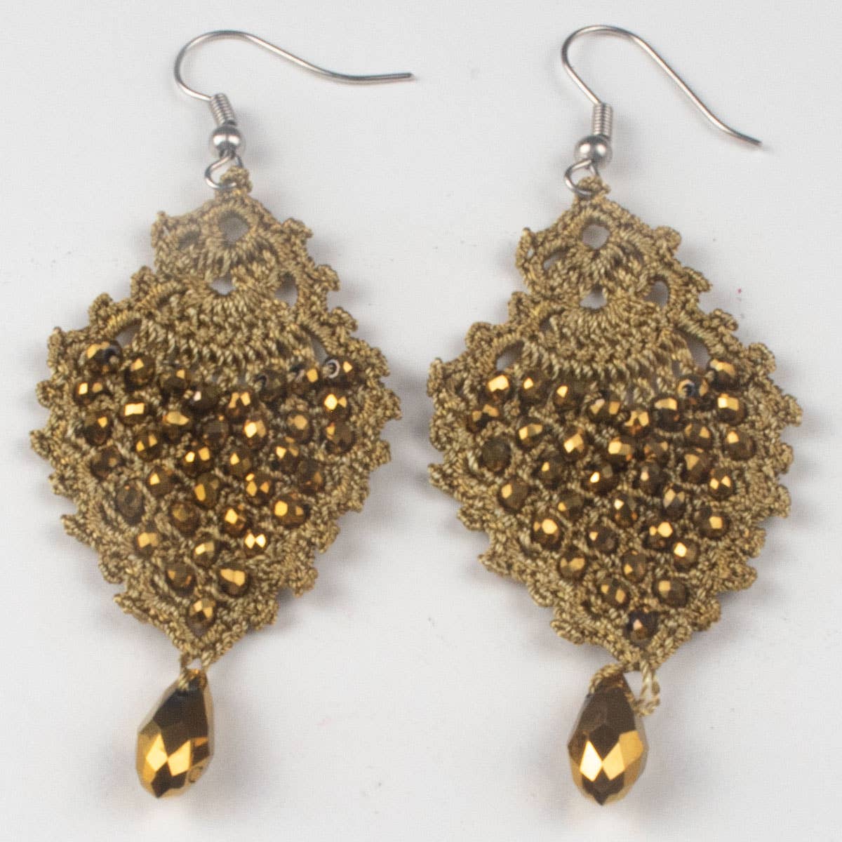 Silk Wool and Bijoux - Wholesale Dangle Earrings - FCE002 Sole Earrings9