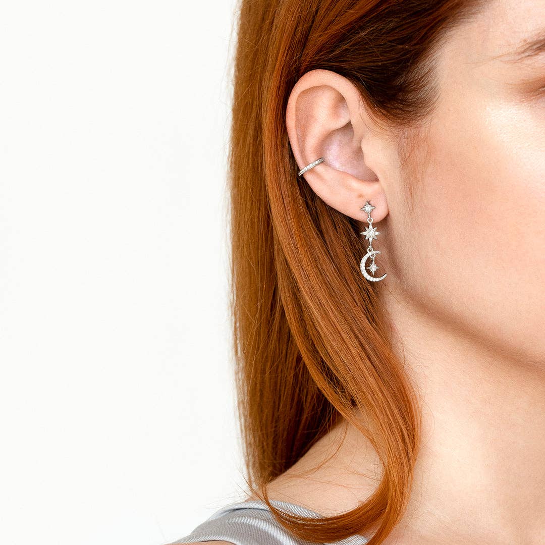 EarCandy Jewelry - Wholesale Single Earring - SEIA SILVER PIERCING EARRING2