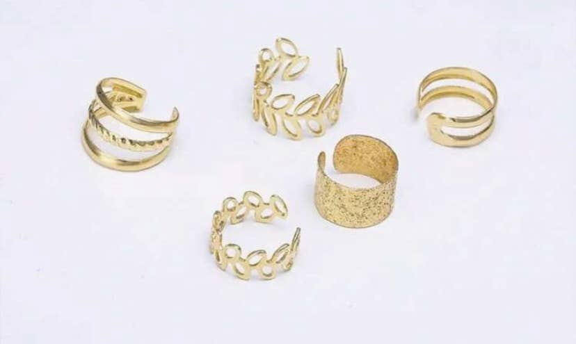 Royal Trading Post – wholesale Jewellery set – 5 Piece Ear Cuff Set3