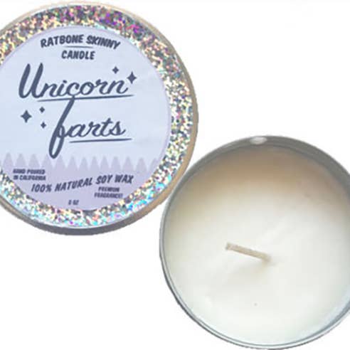 Unicorn scheten kaars voor wholesale door ratbone skinny + the oddball club