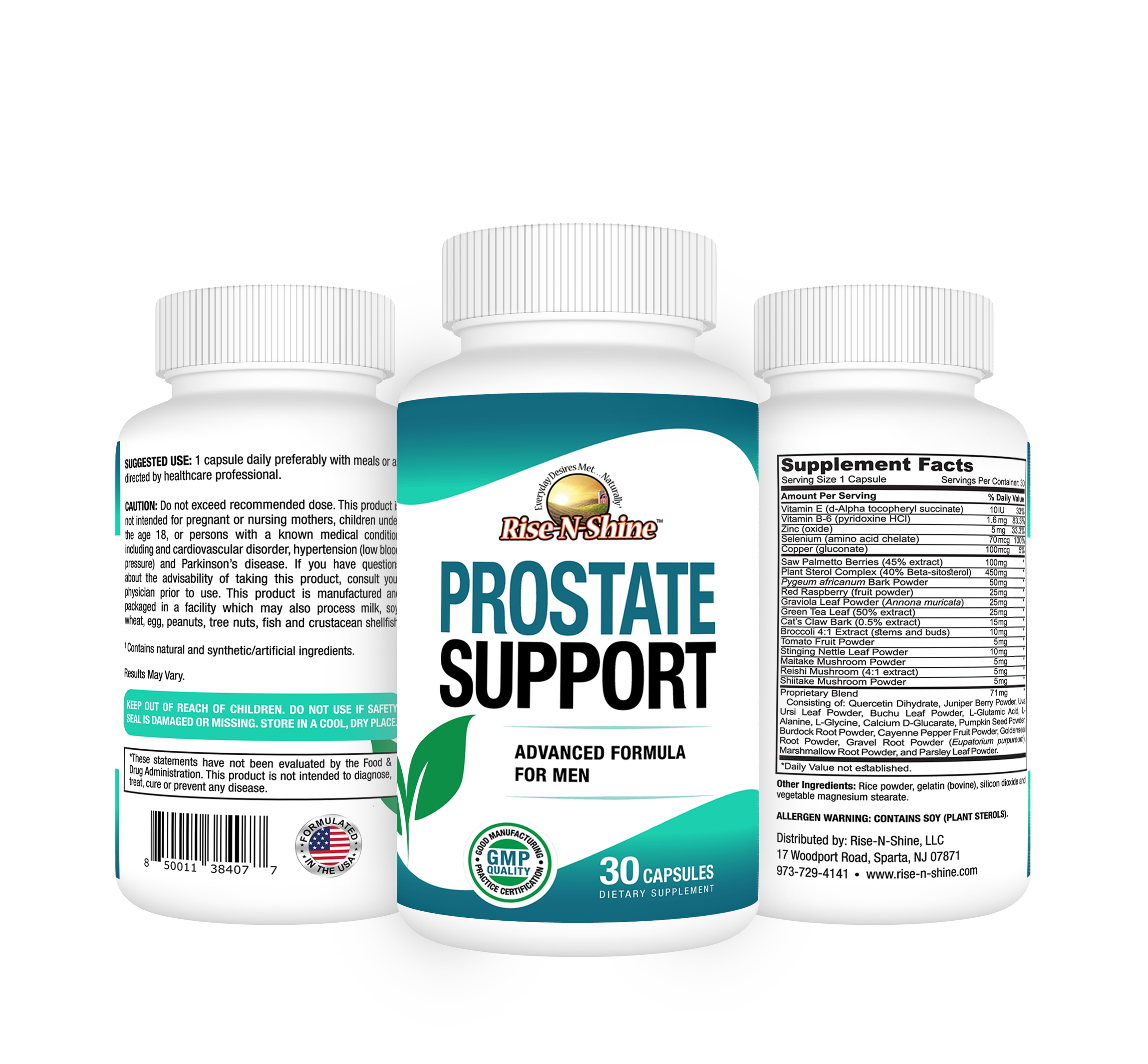 Rise-N-Shine Online – wholesale Oral supplement/vitamin – Prostate Support1