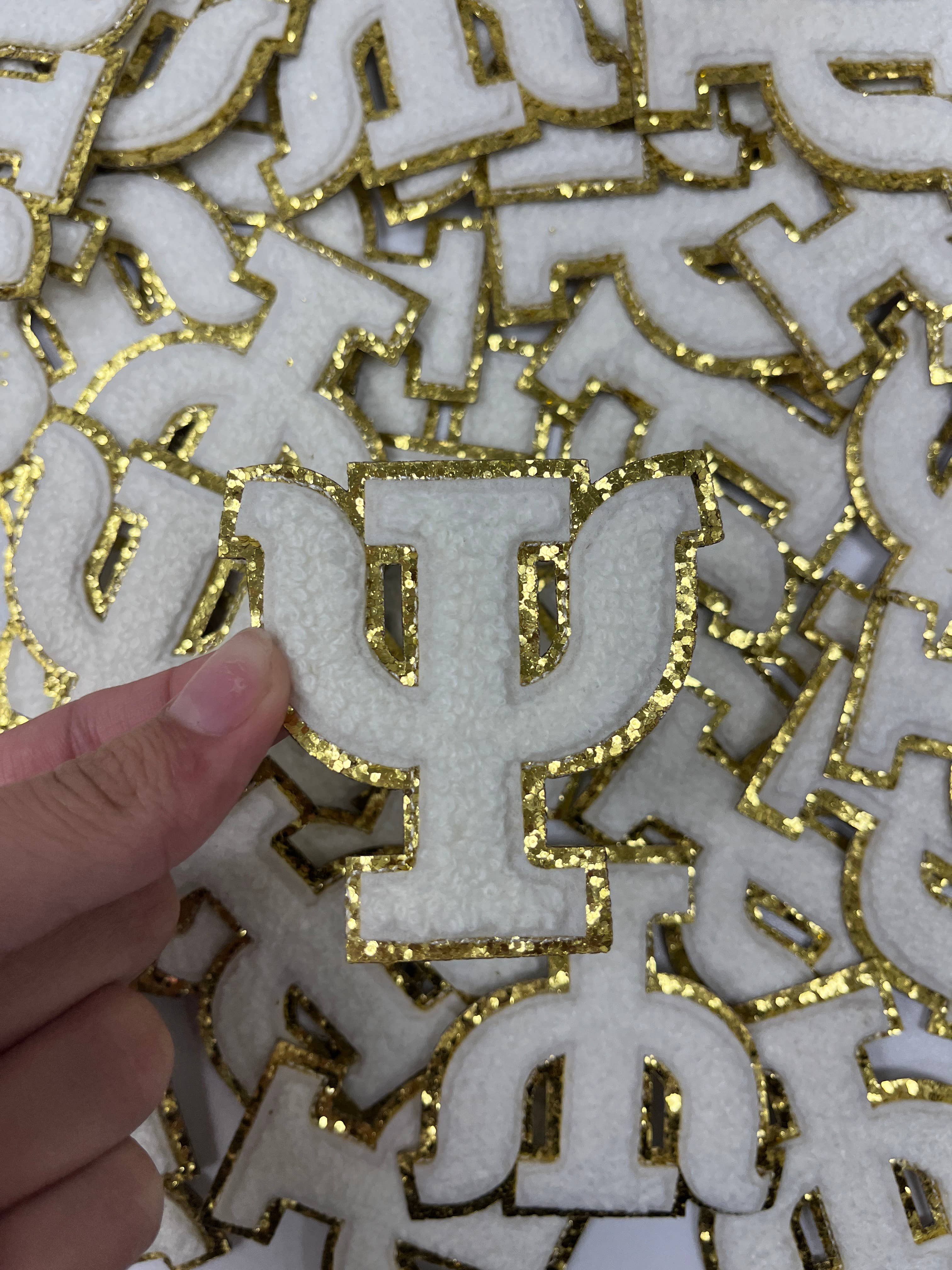 Aloe and Milk Boutique - Vendita all'ingrosso Toppe - Toppa dell'alfabeto greco Psi0