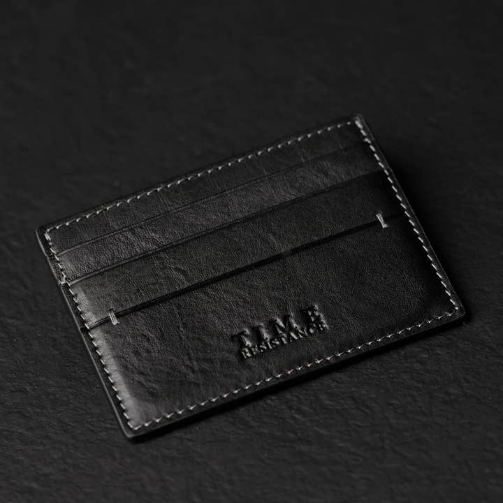 Time Resistance – wholesale Card holder – Unisex – Leather Credit Card Case Business Card Case - Fireflies