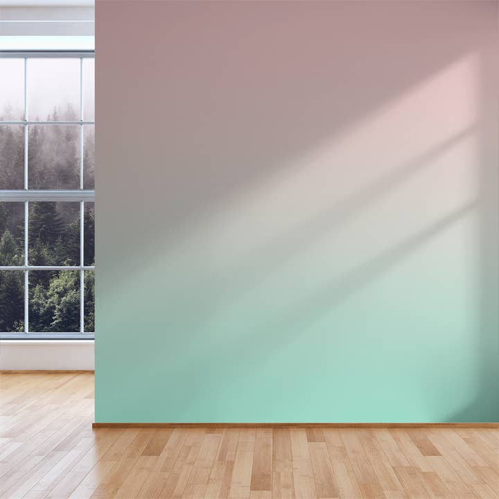 Papier peint sororité ombré bicolore pour la vente par Detroit Wallpaper Co.