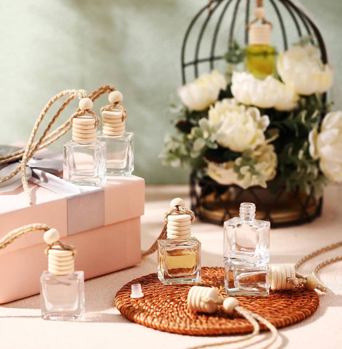 Poorely Made Crafts - Wholesale Car Freshener - Unisex - Acqua Di Gio Glass Car Diffuser Freshie - Pick your bottle8