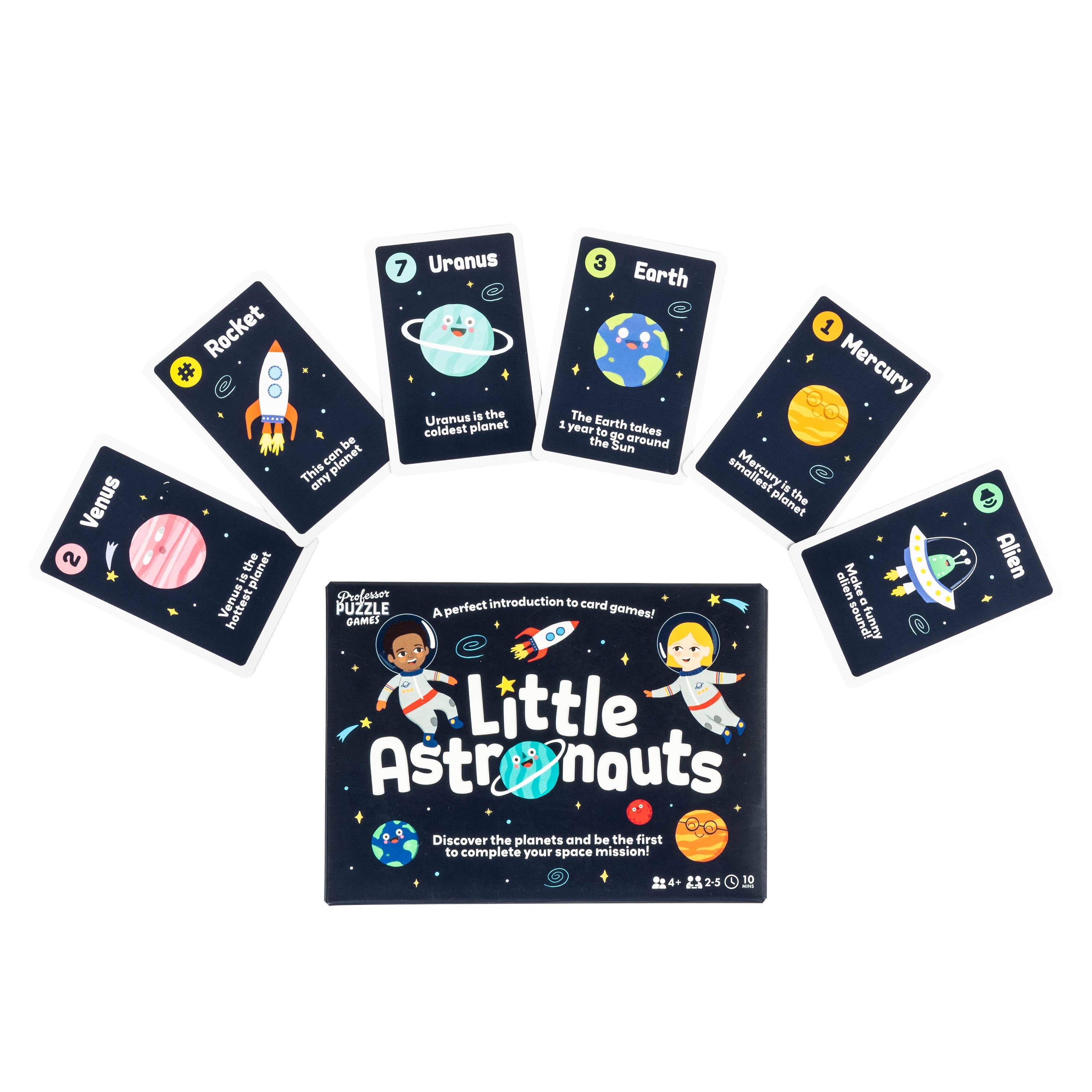 Professor Puzzle – wholesale Card game – Little Astronauts2