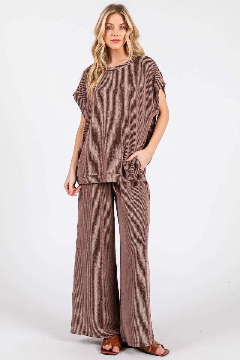 Sewn and Seen - Wholesale Mommy & Me Outfit Sets - Maternity - Striped Rib Knit Lounge Set27