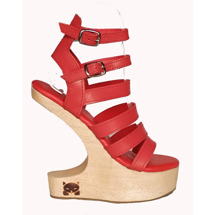 S8: Gladiator Sandal Clog High Heel Strap for wholesale by OMES