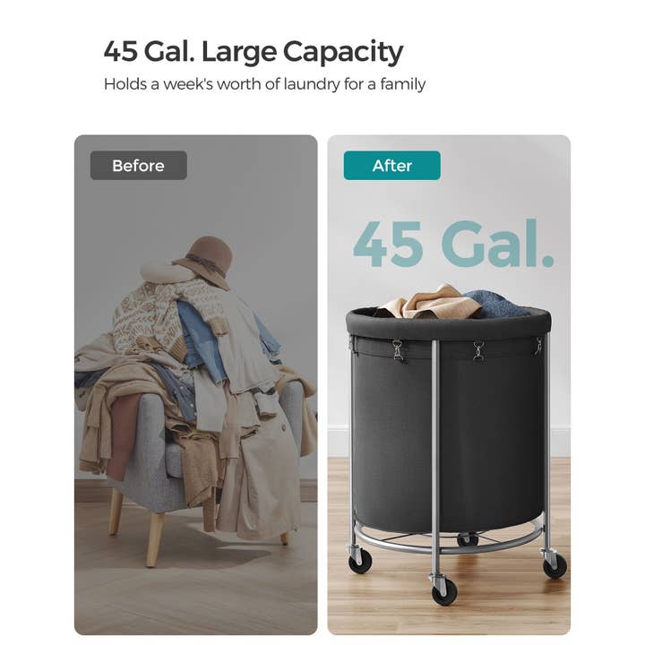 45 Gal. Vasketøjskurv med hjul 2- for engroshandel hos Greenwestons