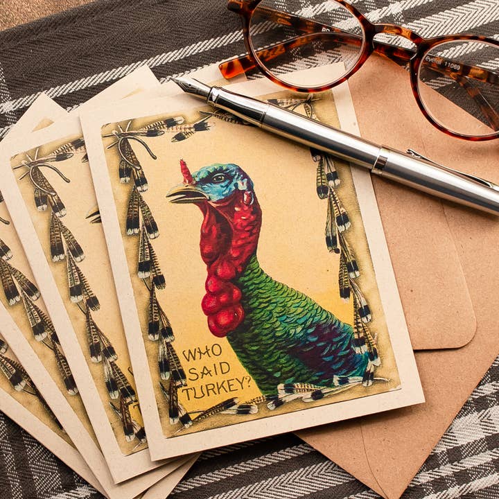 Sunshine and Ravioli - Wholesale Thanksgiving Card - Thanksgiving Card, Funny Turkey