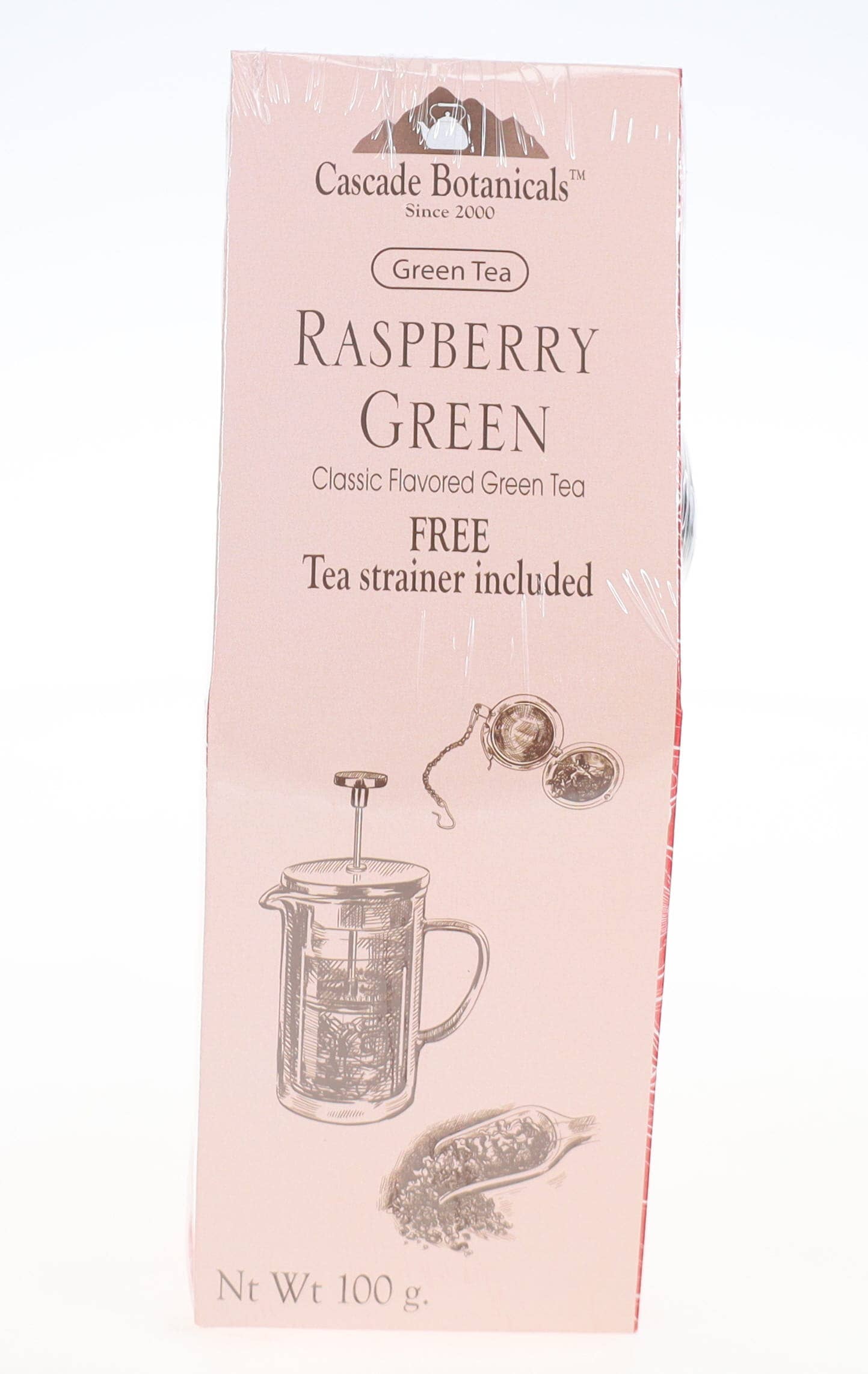 Cascade Teas & Botanicals – wholesale Löst te – Löst grönt te, GRATIS TE-SIL ingår, Klassiska smaker5