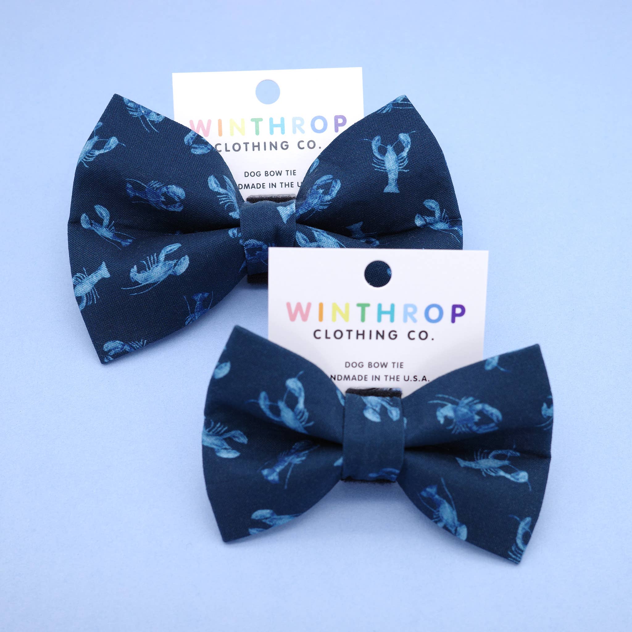 Winthrop Clothing Co. - Wholesale Pet Bow Tie - Dog - Lobster Dog Bow Tie0