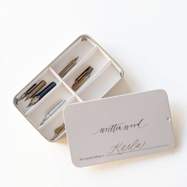 Written Word Calligraphy - Wholesale Pencil Case/Pouch - Nib Organizer