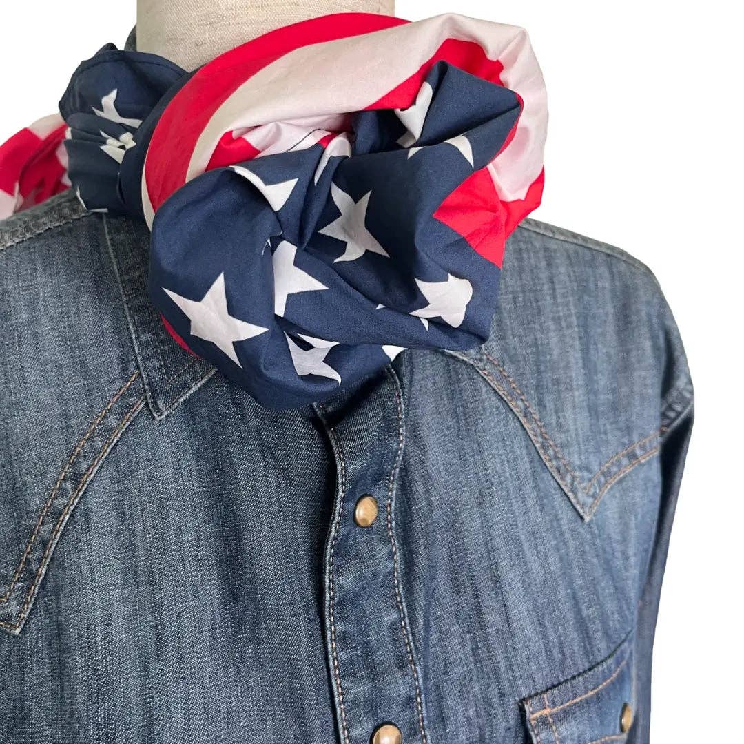 Cowtown Wild Rags - Wholesale Bandana - Unisex - Cowboy Bandana 36" (Freedom) 100% Cotton8