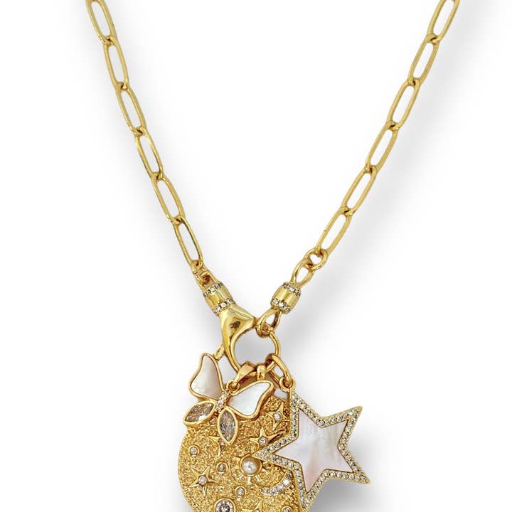 Shiver + Duke - Wholesale Individual Charm/Pendant - Galaxy Pendant