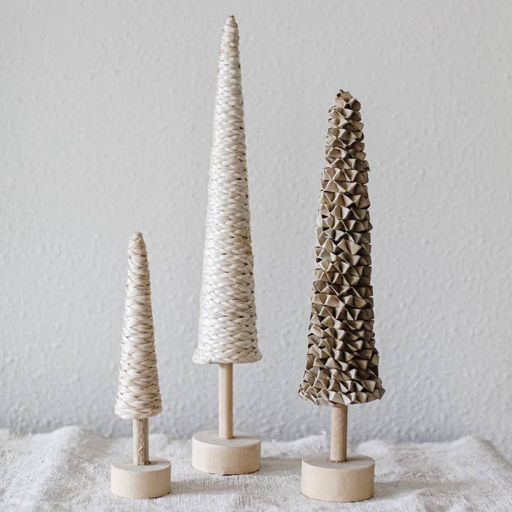 Dekorasyon Gifts Decor - Wholesale Christmas Decoration - Braided Pandan Tree (Natural)1