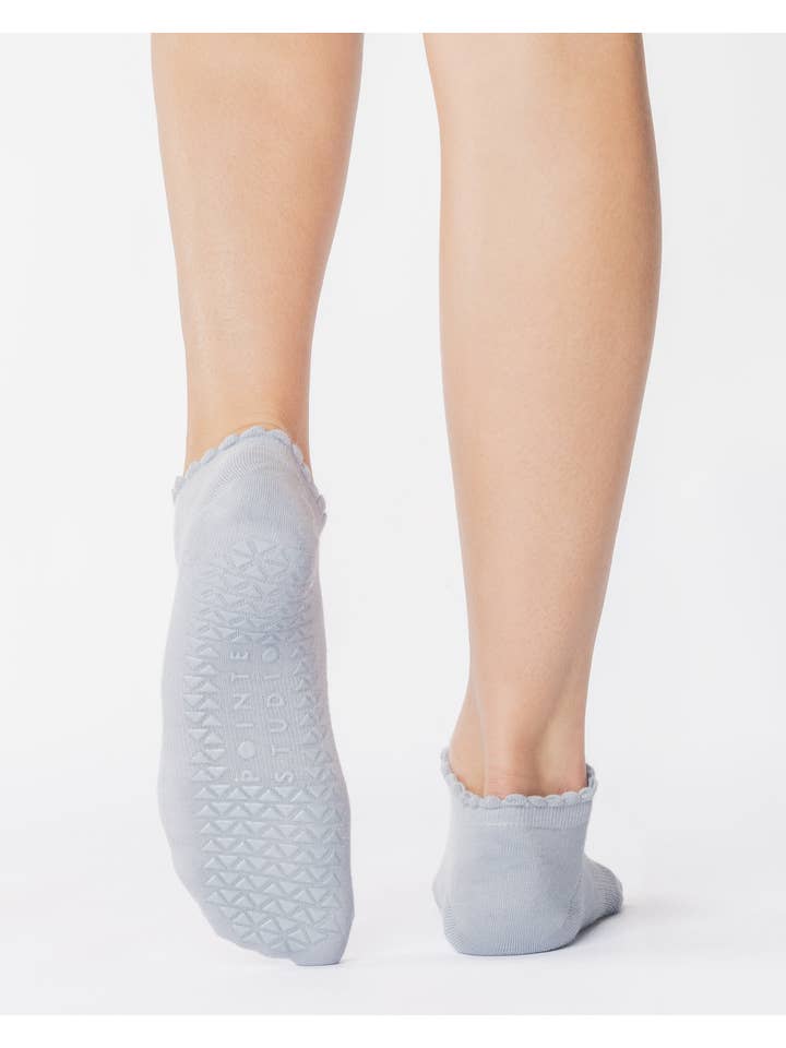Pointe Studio - Wholesale Socks - Unisex - Women's Cherry Full Foot Grip Sock