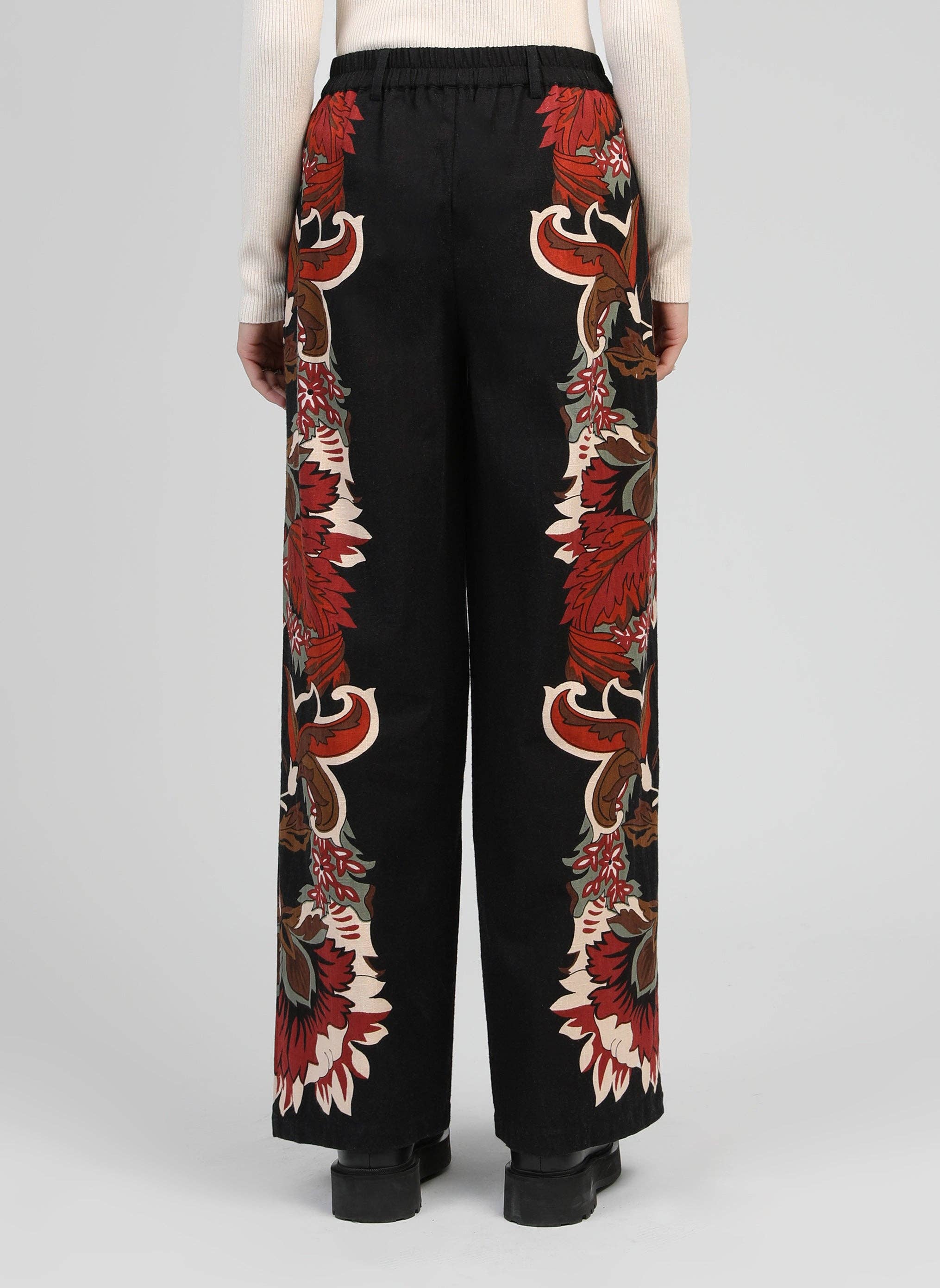 An'ge – Calças - Mulher por atacado – CALÇAS ROSSITA pachama preto5