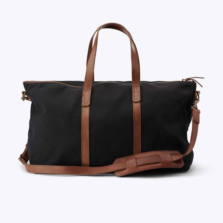 Canvas Weekender Black for wholesale by Nisolo