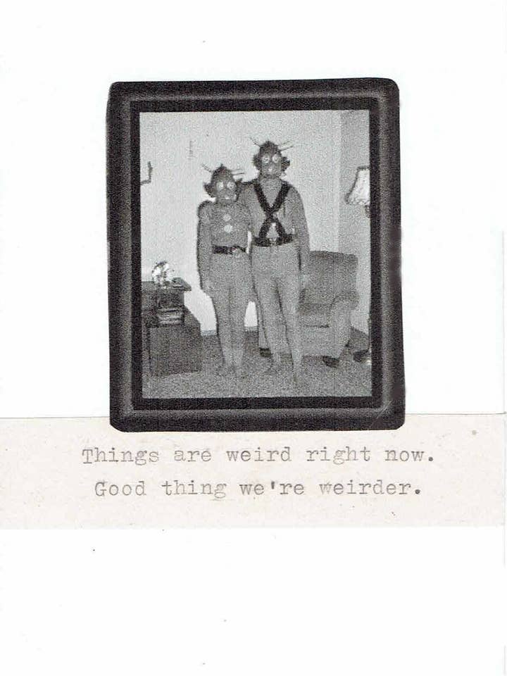 Gute Sache We 're Weirder Card | Lustige Inspirierende Seltsam Get Bald für den Großhandel von BlueSpecsStudio