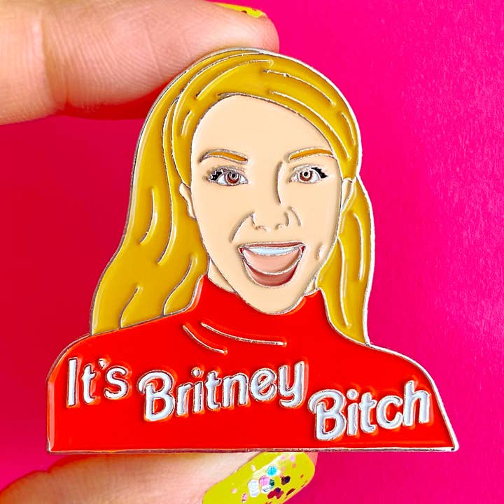 It's Britney B*tch Enamel Pin - Pop Culture Gift, Display-Ready for wholesale by Studio Montalvo