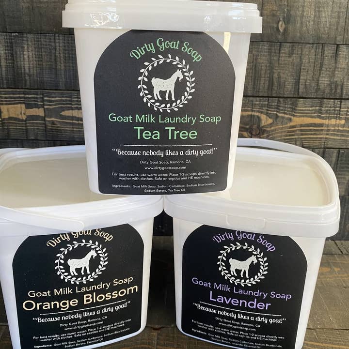 Dirty Goat Soap - Wholesale Laundry Detergent Powder/Pods - Goat Milk Laundry Soap - Lavender0