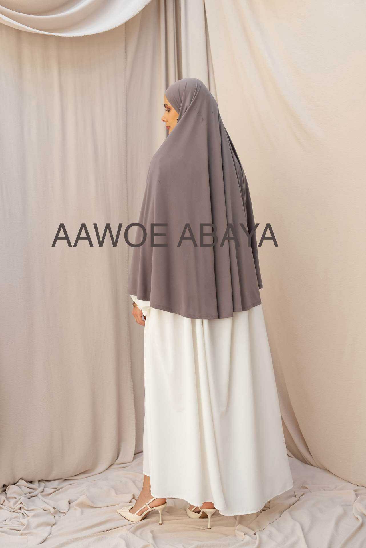 Aawoe Abaya - Wholesale Hijab - Dames - Elegante khimar met lange mouwen - 2418-KH11