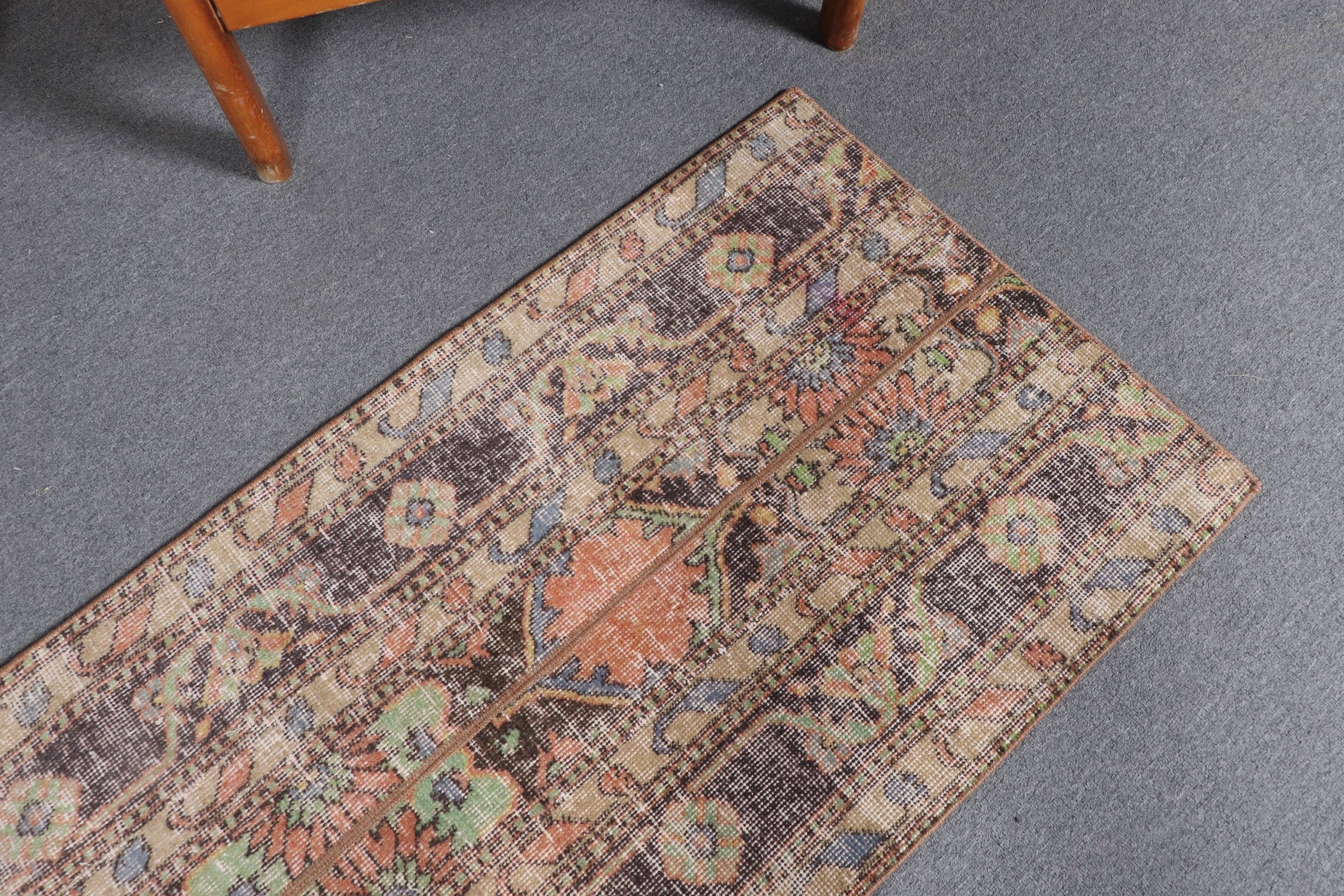 The Loom Wholesale - Wholesale Stair Runner - 2,1x5,6 ft Turkish Rug, Vintage Runner Rug, Red Plants & trees Wool Rug6