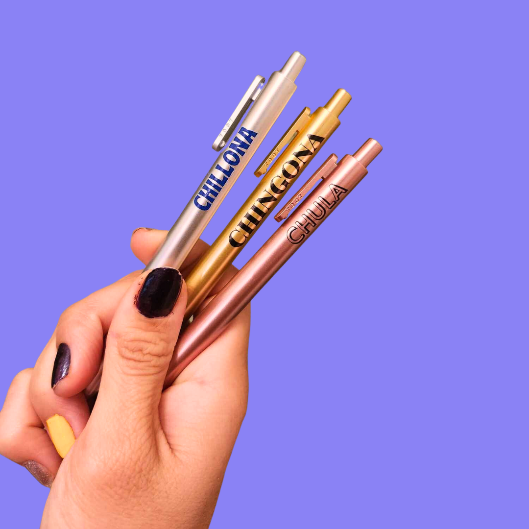 Ana Karen Loves Paper - Wholesale Pen - Chingona Black Ink Pen1