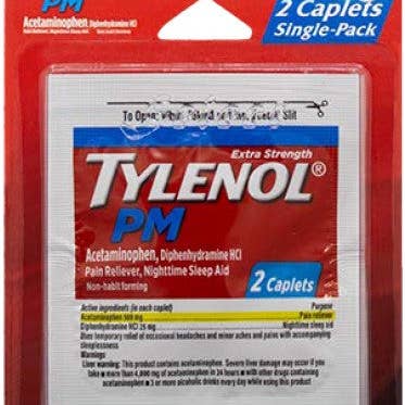 Tylenol Pm Comprimés en Manches 12 unités pour la vente par Shop The King