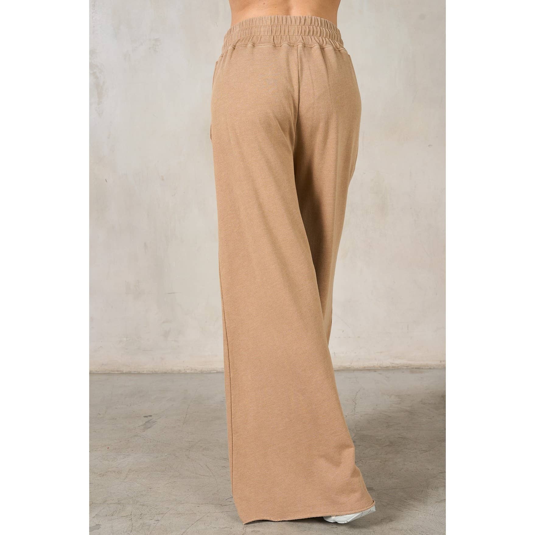 lalamia - Wholesale Pants - Women's - Matching Rib Wide Oversize Sweatpants11