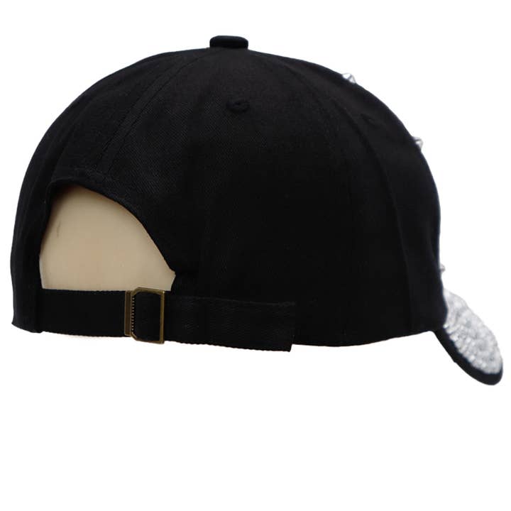 Cap Zone - Wholesale Baseball Cap - Women's - I Heart Jesus Bling Rhinestone Cotton Baseball Cap